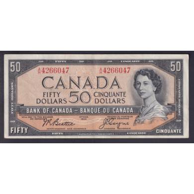 1954 $50 Dollars - EF - Beattie Coyne - Prefix A/H