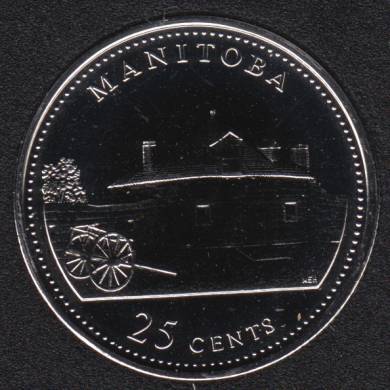 1992 - #4 NBU - Manitoba - Canada 25 Cents