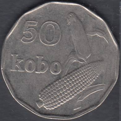1991 - 50 Kobo - Nigéria