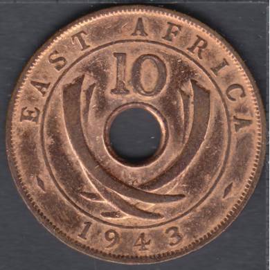 1943 - 10 Cents - East Africa