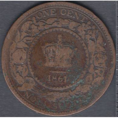 1861 - Good - Large Cent - Nouvelle cosse