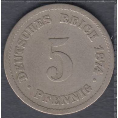 1874 A - 5 Pfennig - Germany