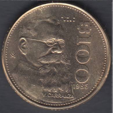 1985 Mo - 100 Pesos - Mexico
