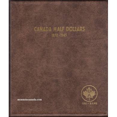 Uni-Safe Coin Album Canada 50 Cents 1870-1945