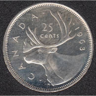 1963 - B.Unc - Canada 25 Cents