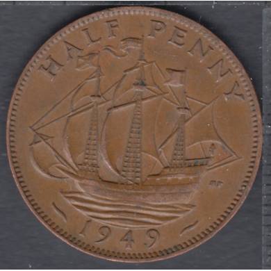 1949 - Half Penny - Grande Bretagne