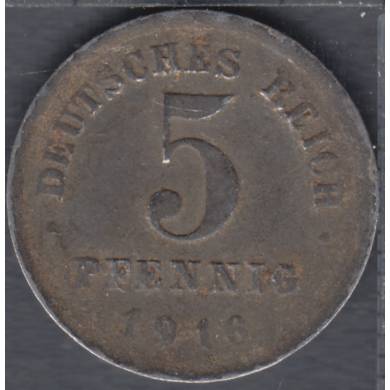 1916 - 5 Pfennig - Germany