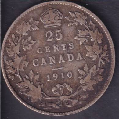 1910 - Fine - Canada 25 Cents