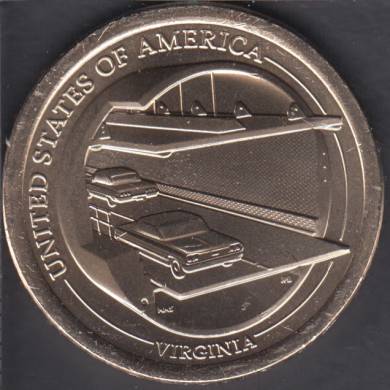 2021 D - B.Unc - Virginia - Dollar