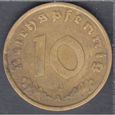 1937 A - 10 Reichspfennig - Germany