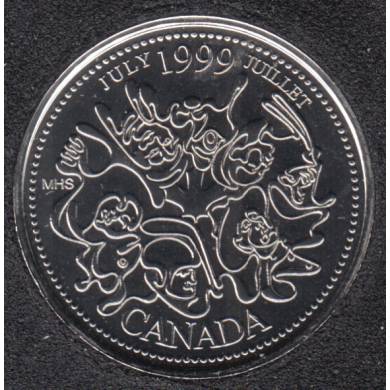 1999 - #7 NBU - July - Canada 25 Cents