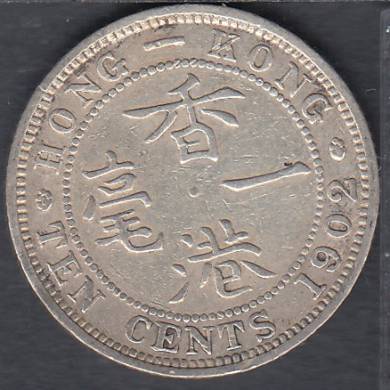 1902 - 10 Cents - Hong Kong