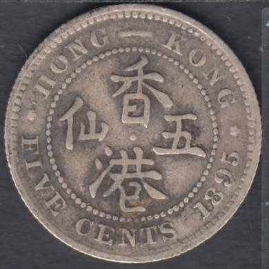 1895 - 5 Cents - Hong Kong