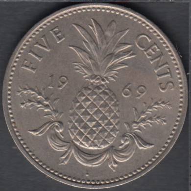 1969 - 5 Cents - Bahamas
