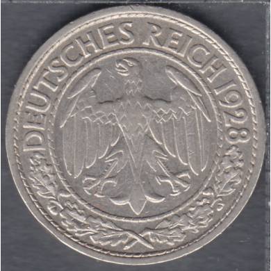 1928 A - 50 Reichspfennig - Allemagne