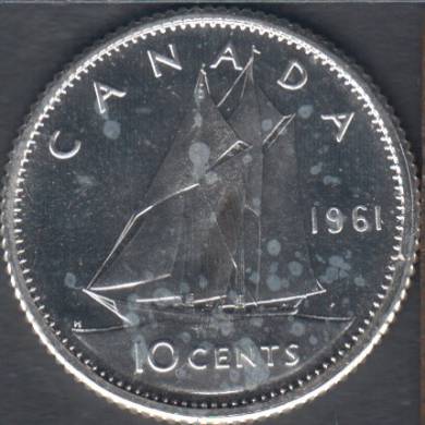 1961 - Proof Like - Canada 10 Cents