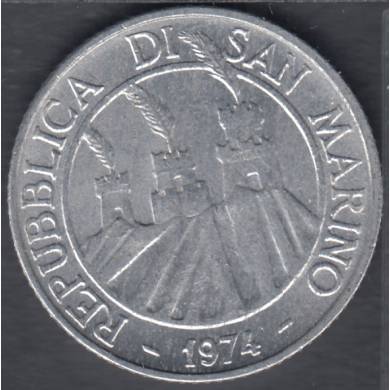 1974 - 2 Lire - San Marino
