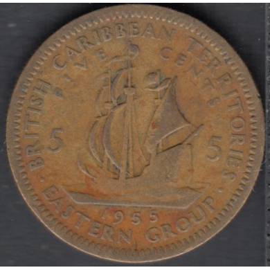 1955 - 5 Cents - East Caribbean States