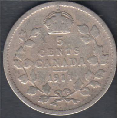 1911 - VG - Canada 5 Cents