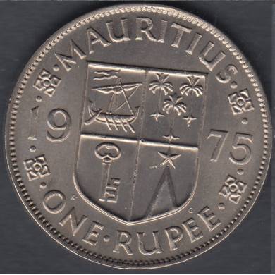 1975 - 1 Rupee - B. Unc - Mauritius Island