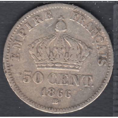 1866 BB - 50 Centimes - France