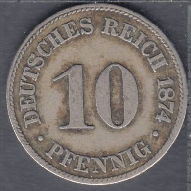 1874 C - 10 Pfennig - Allemagne