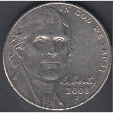 2008 D - Jefferson - 5 Cents