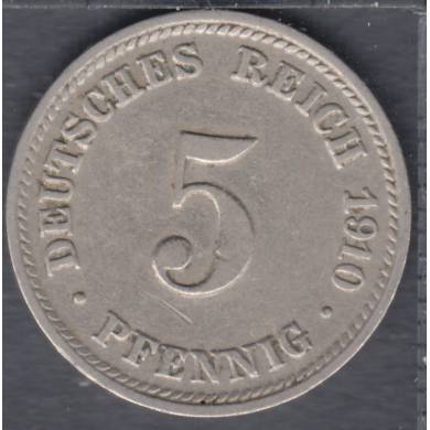 1910 D - 5 Pfennig - Germany