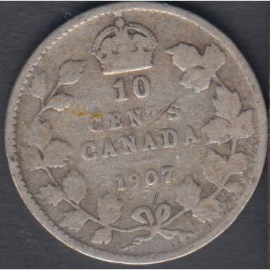 1907 - Good - Canada 10 Cents
