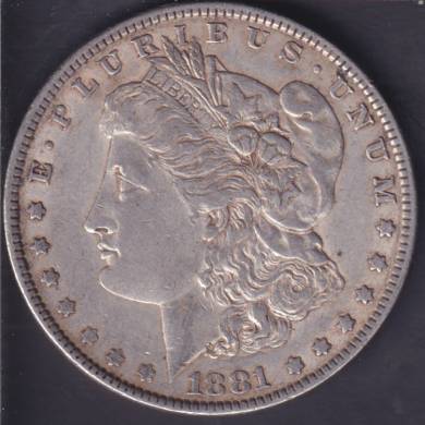 1881 - VF - Morgan Dollar USA