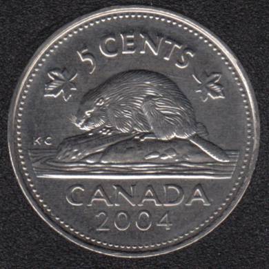 2004 P - B.Unc - Canada 5 Cents