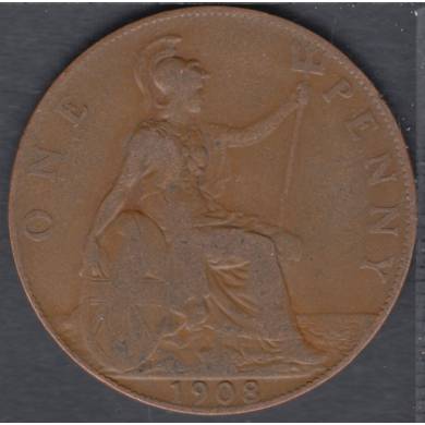 1908 - 1 Penny - Geat Britain