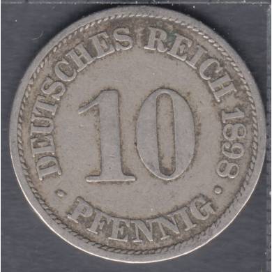 1898 A - 10 Pfennig - Allemagne