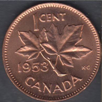 1953 - NSF - B.Unc. - Canada Cent