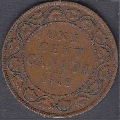 1918 - VG/F - Canada Large Cent
