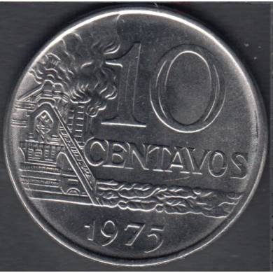 1975 - 10 Centavos - B. Unc - Brazil