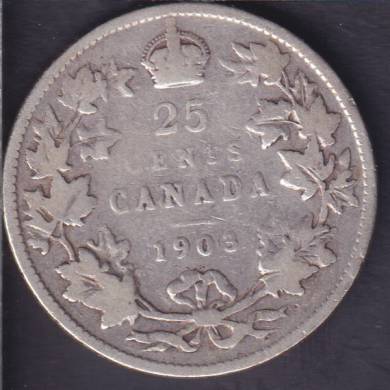 1903 - G/VG - Canada 25 Cents