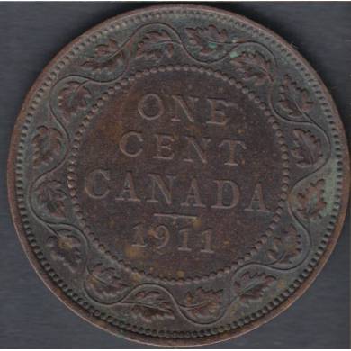 1911 - VF - Canada Large Cent
