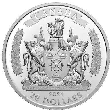 2021 $20 Dollars - Pure Silver Coin - Commemorating Black History: The Black Loyalists
