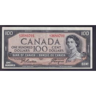 1954 $100 Dollars - EF/AU - Beattie Coyne - Préfixe A/J