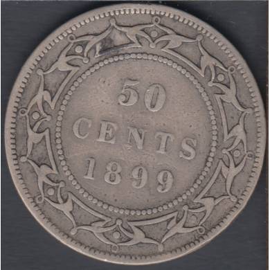 1899 - N '99' - Fine - 50 Cents - Terre-Neuve