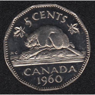 1960 - Proof Like - Canada 5 Cents