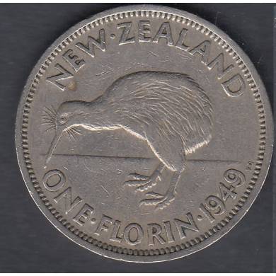 1949 - 1 Florin - Nouvelle Zlande