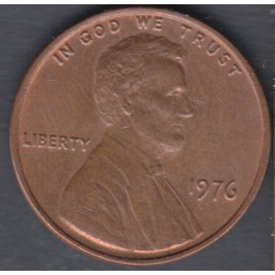 1976 - AU - UNC - Lincoln Small Cent