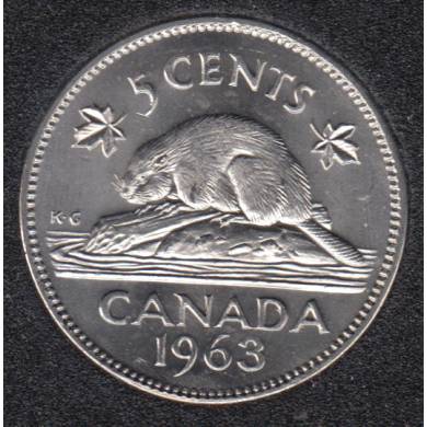 1963 - B.Unc - Canada 5 Cents