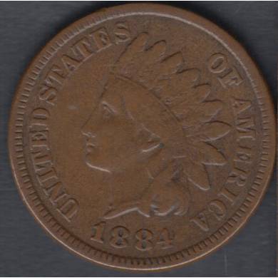 1884 - VF - Indian Head Small Cent