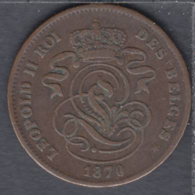 1870 - 2 centimes - Belgium