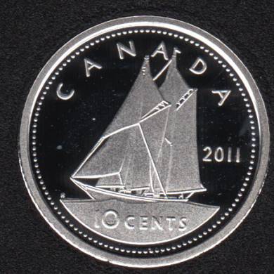 2011 - Proof - Silver - Canada 10 Cents