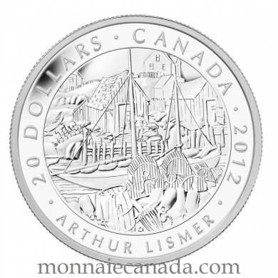 2012 - $20 - Fine Silver Coin - Lismer, Nova Scotia Fishing Village