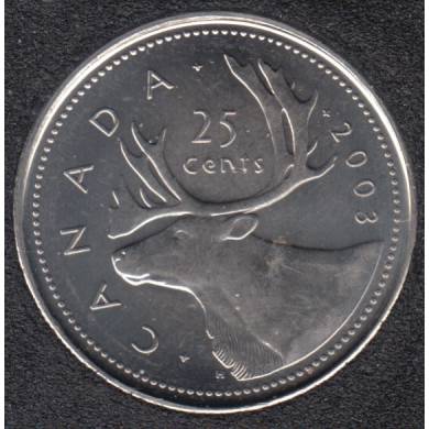 2003 P - B.Unc - NE - Canada 25 Cents